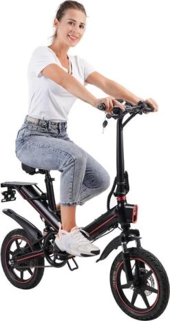 OUXI - V5 - 16 Inch - Elektrische Fiets - E Bike - Elektrische Vouwfiets - APP IOS/ Android - 500W Motor - 15Ah Lithuim Ion Batterij - Zwart -Winkel Voor Fietsbenodigdheden 638x1200