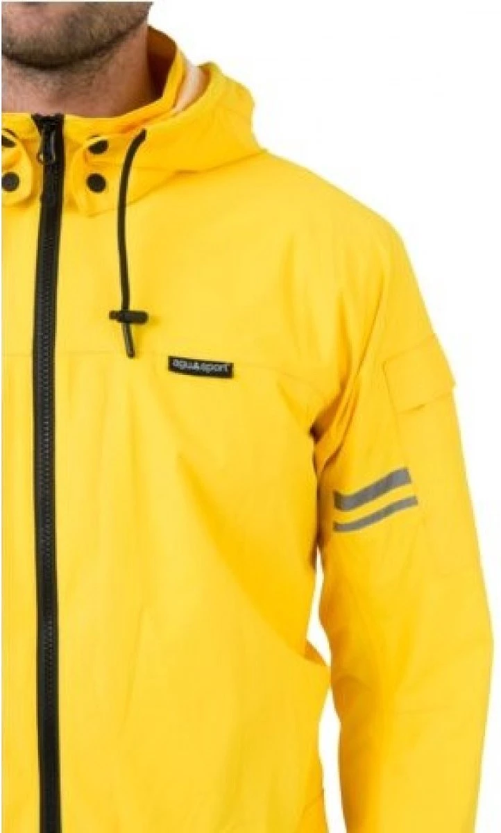 AGU Original Regenpak Essential - Geel/Zwart - XL - Dames & Heren - Waterdicht & Ademend 22 AGU Original Regenpak Essential - Geel/Zwart - XL - Dames & Heren - Waterdicht & Ademend - Afbeelding 20