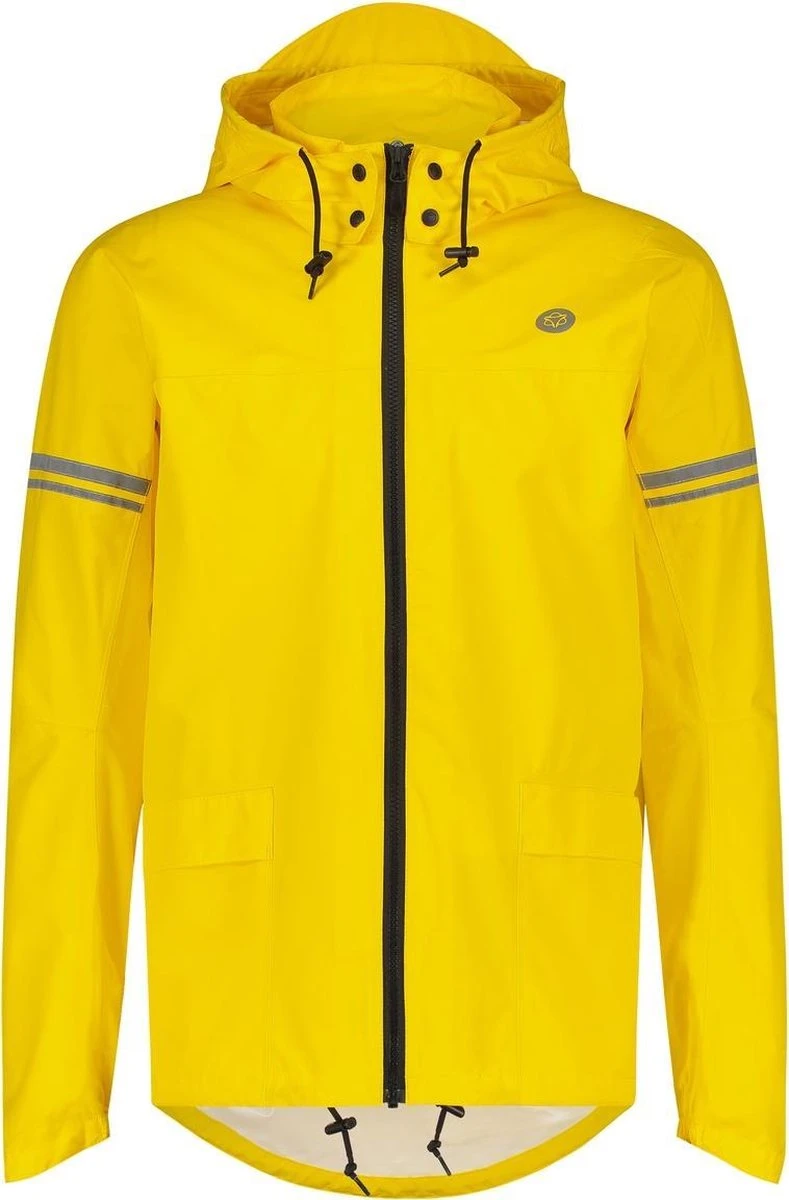 AGU Original Regenpak Essential - Geel/Zwart - XL - Dames & Heren - Waterdicht & Ademend 8 AGU Original Regenpak Essential - Geel/Zwart - XL - Dames & Heren - Waterdicht & Ademend - Afbeelding 6
