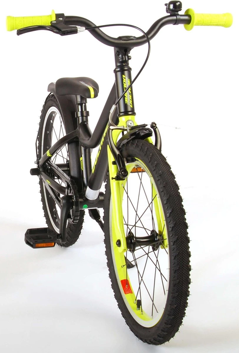 Volare Blaster Kinderfiets - Jongens - 18 Inch - Zwart Geel Groen - Prime Collection 5 Volare Blaster Kinderfiets - Jongens - 18 Inch - Zwart Geel Groen - Prime Collection - Afbeelding 3