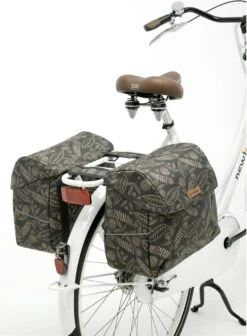 New Looxs Forest Joli Dubbele Fietstas - 37 Liter - Blauw -Winkel Voor Fietsbenodigdheden 882x1200