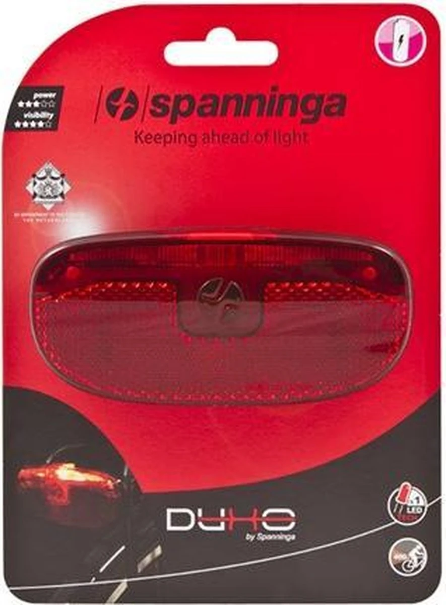 Spanninga Duxo Fiets Achterlicht - Batterij 15 Spanninga Duxo Fiets Achterlicht - Batterij - Afbeelding 14