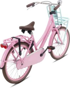 Valetta Cargo - Transportfiets - Meisjesfiets - 22 Inch - Mint Roze -Winkel Voor Fietsbenodigdheden 959x1200